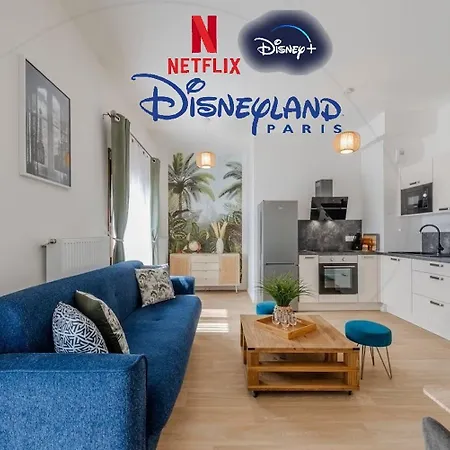 Daire Cosy - Parking, Garden,10mn From Disneyland! Montévrain